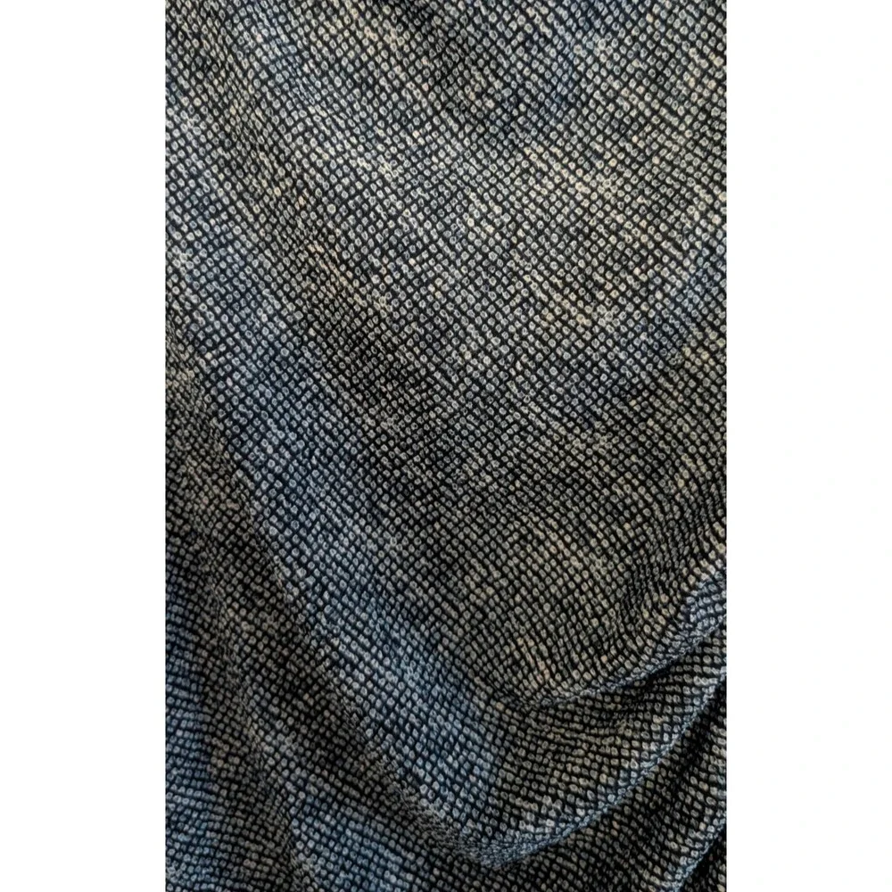 Michael Michael Kors  Ruched Side Tie Sleeveless Top  Blue Multi SMALL NWT NEW